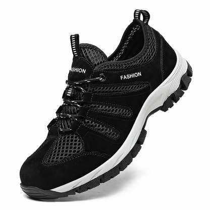Fenna - Stoere Orthopedische Sneakers Dames met Veters en Geprofileerde Zool