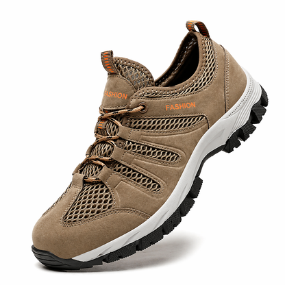 Fenna - Stoere Orthopedische Sneakers Dames met Veters en Geprofileerde Zool