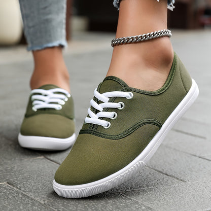 Fenna - Vintage Comfort Sneakers Dames met Veters en Lichtgewicht Zool