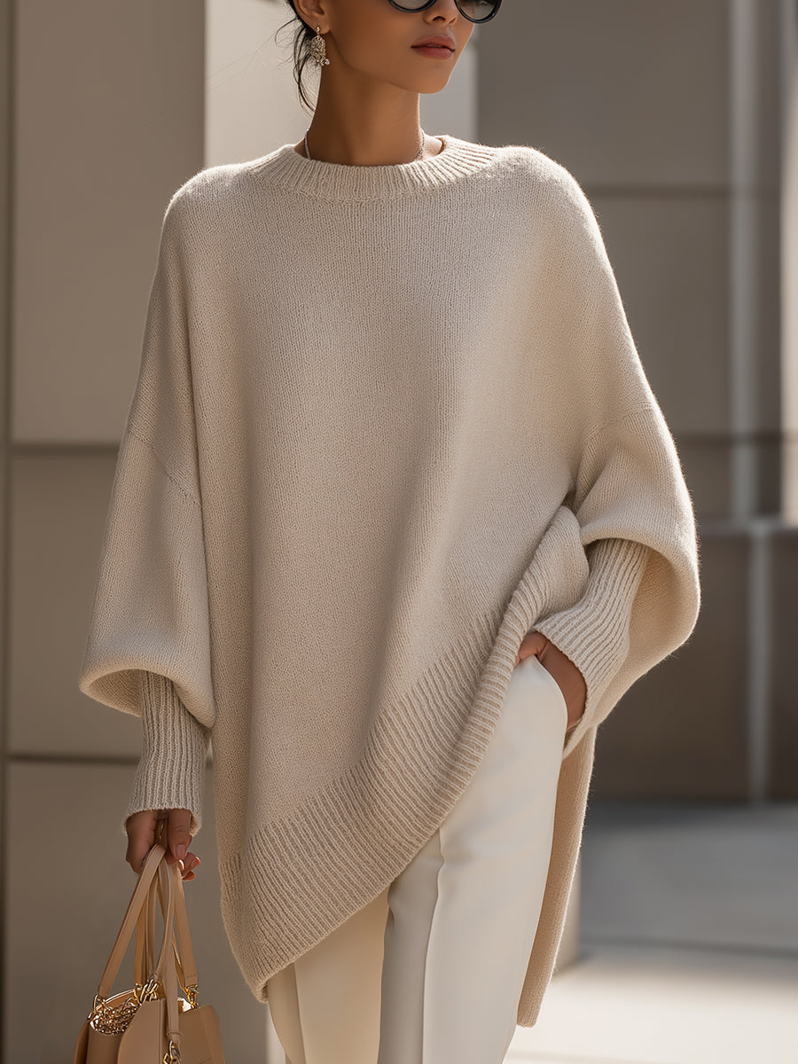 Fenna - Dames Trui Oversized Gebreide Stijl voor de Herfst