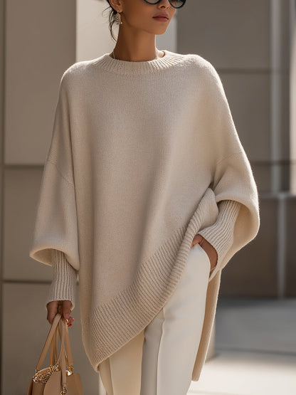 Fenna - Dames Trui Oversized Gebreide Stijl voor de Herfst