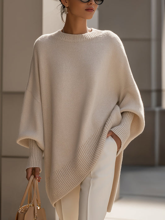 Fenna - Dames Trui Oversized Gebreide Stijl voor de Herfst