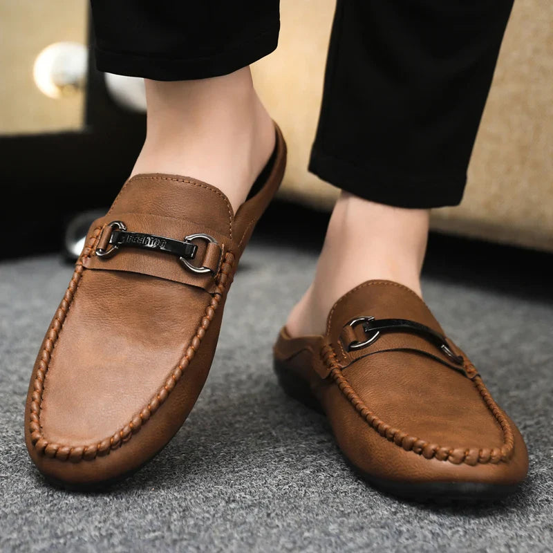 Finn - Casual Comfortabele Mules Heren met Soepele Pasvorm en Moeiteloos Instapgemak