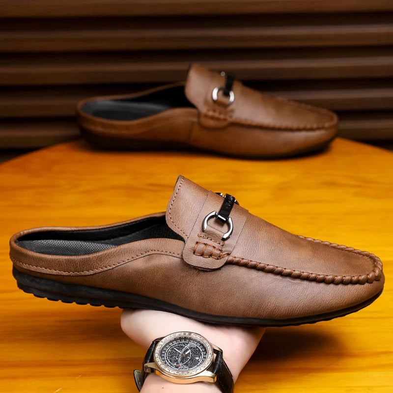 Finn - Casual Comfortabele Mules Heren met Soepele Pasvorm en Moeiteloos Instapgemak