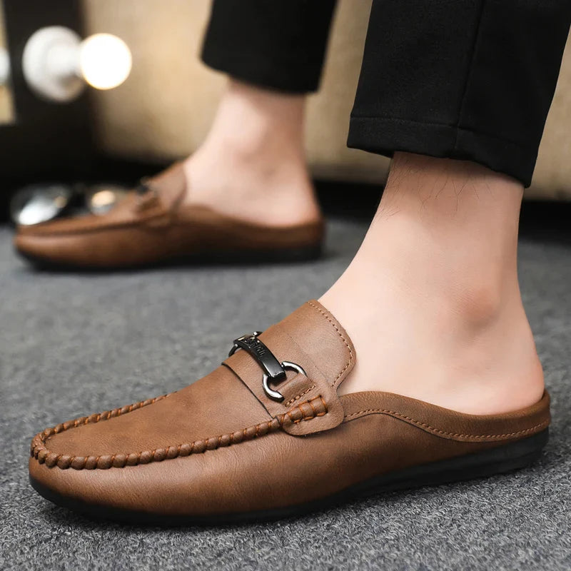 Finn - Casual Comfortabele Mules Heren met Soepele Pasvorm en Moeiteloos Instapgemak
