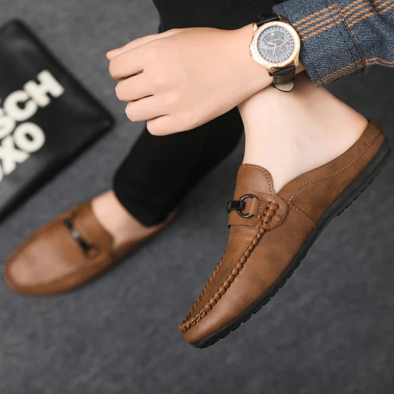 Finn - Casual Comfortabele Mules Heren met Soepele Pasvorm en Moeiteloos Instapgemak