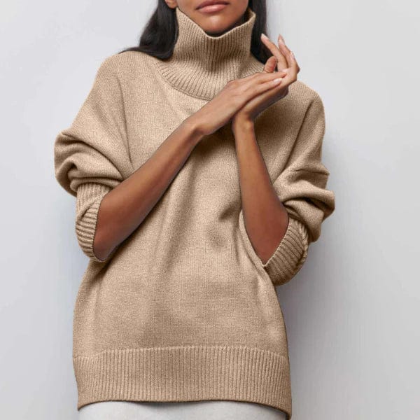 Floor - Coltrui dames oversized en lang gebreid met ruime pasvorm
