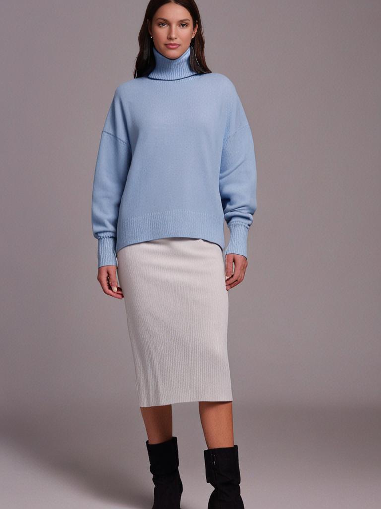 Floor - Coltrui dames oversized en lang gebreid met ruime pasvorm