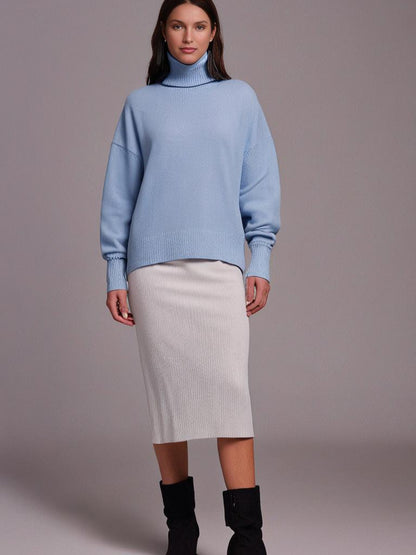 Floor - Coltrui dames oversized en lang gebreid met ruime pasvorm