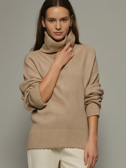Floor - Coltrui dames oversized en lang gebreid met ruime pasvorm