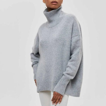 Floor - Coltrui dames oversized en lang gebreid met ruime pasvorm