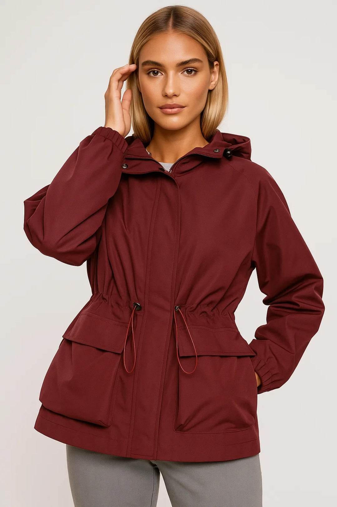 Dames Jas | Capuchon | Casual | All-Season | Fijne pasvorm | Praktisch ontwerp