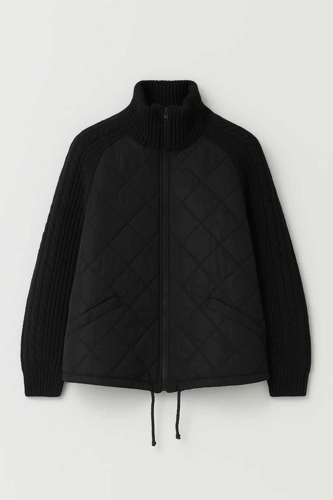 Gebreide Damesjas | Gevoerde Ritssluiting Jas | Comfortabele Tussenlaag