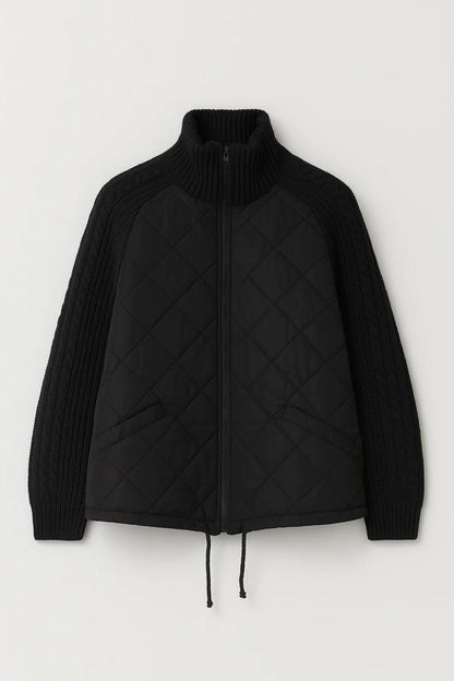 Gebreide Damesjas | Gevoerde Ritssluiting Jas | Comfortabele Tussenlaag