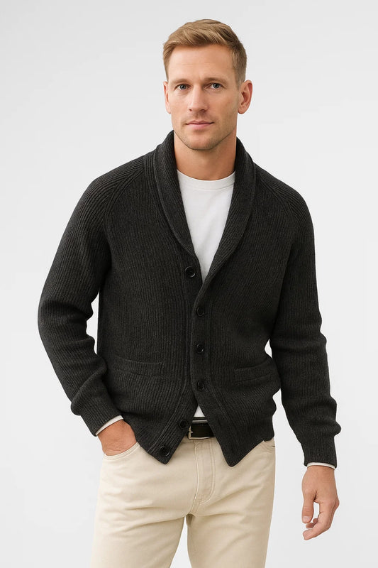 Vest Heren | Met Sjaalkraag | Met Knoopsluiting | Winter | Comfortabele pasvorm | Ideaal voor koude dagen