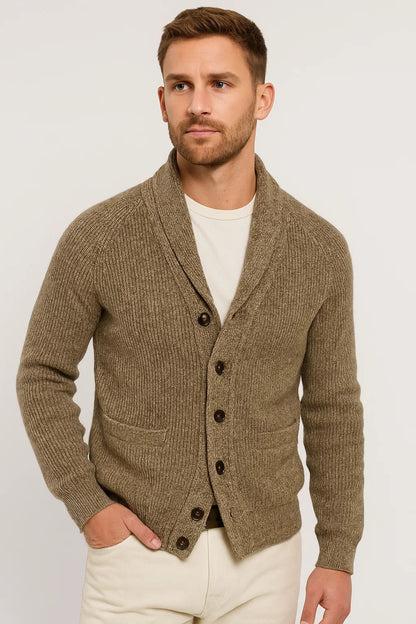 Vest Heren | Met Sjaalkraag | Met Knoopsluiting | Winter | Comfortabele pasvorm | Ideaal voor koude dagen