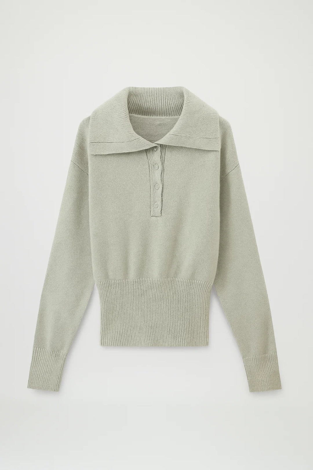 Gebreide Trui | Polokraag met Knoopsluiting | Verfijnd en Comfortabel