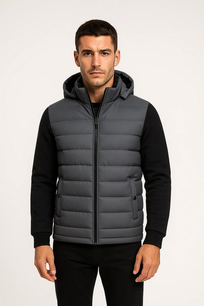 Jack Heren | Gewatteerd | Met Capuchon | Herfst | Comfortabele pasvorm | Geschikt voor dagelijks gebruik