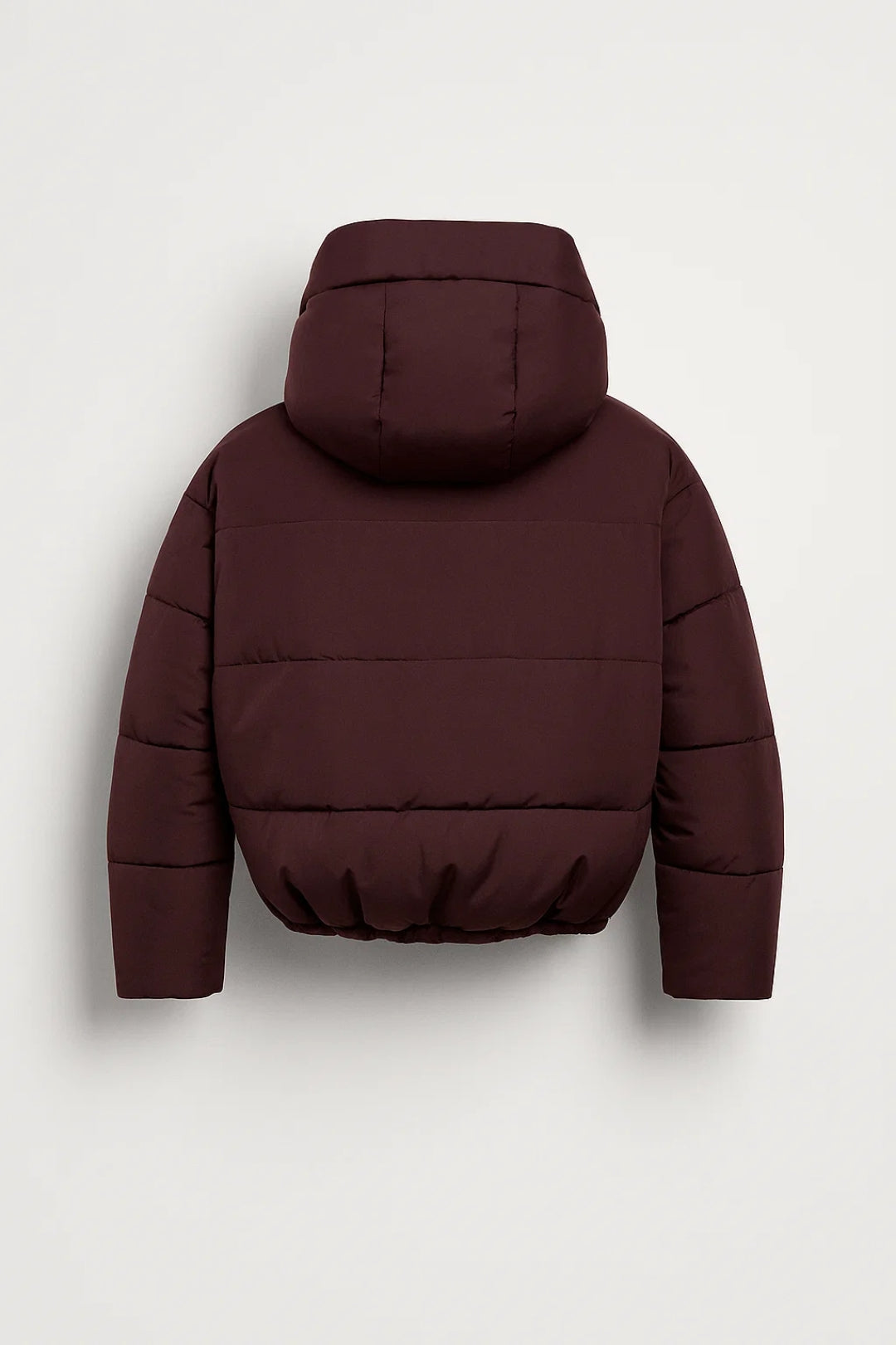 Gewatteerde Damesjas | Korte Puffer met Brede Capuchon | Warme Stadsstijl