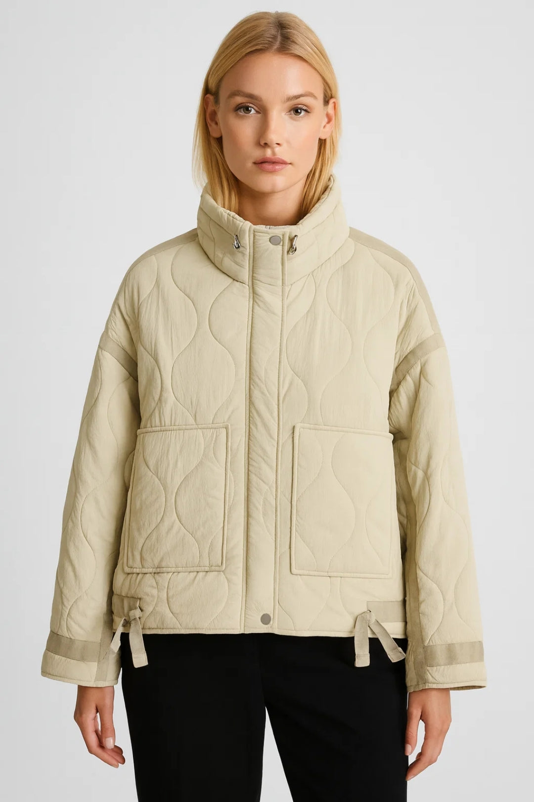 Tussenjas Dames | Gewatteerd | Hoge Kraag | Herfst | Comfortabele pasvorm | Geschikt voor dagelijks gebruik