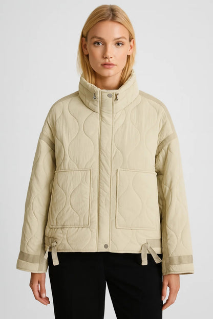 Tussenjas Dames | Gewatteerd | Hoge Kraag | Herfst | Comfortabele pasvorm | Geschikt voor dagelijks gebruik