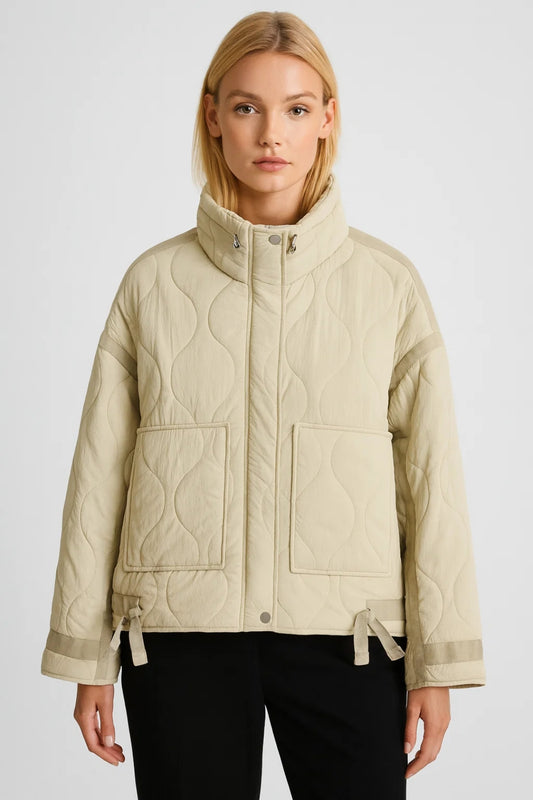 Tussenjas Dames | Gewatteerd | Hoge Kraag | Herfst | Comfortabele pasvorm | Geschikt voor dagelijks gebruik