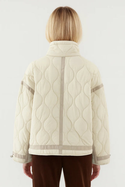 Tussenjas Dames | Gewatteerd | Hoge Kraag | Herfst | Comfortabele pasvorm | Geschikt voor dagelijks gebruik