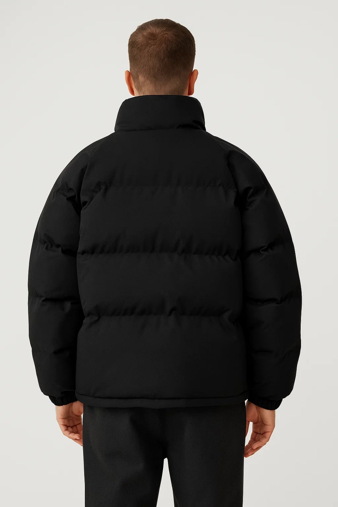 Winterjas Heren | Gewatteerd | Hoge Kraag | Winter | Comfortabele pasvorm | Ideaal voor koude dagen