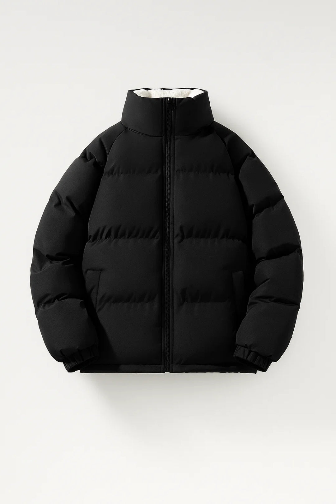 Winterjas Heren | Gewatteerd | Hoge Kraag | Winter | Comfortabele pasvorm | Ideaal voor koude dagen