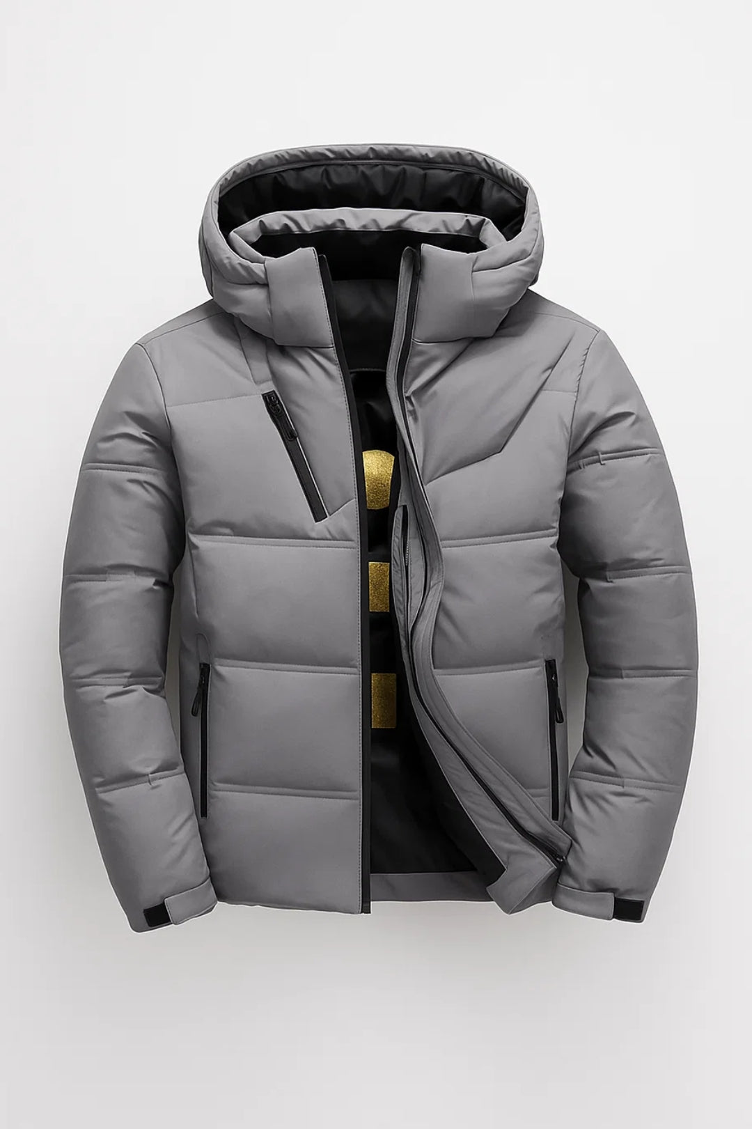 Winterjas Heren | Gewatteerd | Met Capuchon | Winter | Comfortabele pasvorm