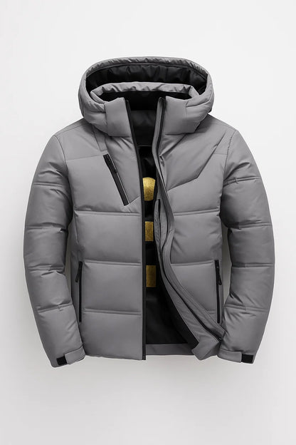 Winterjas Heren | Gewatteerd | Met Capuchon | Winter | Comfortabele pasvorm