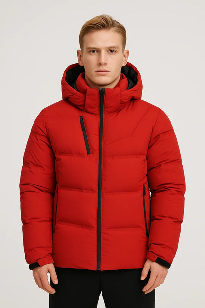Winterjas Heren | Gewatteerd | Met Capuchon | Winter | Comfortabele pasvorm