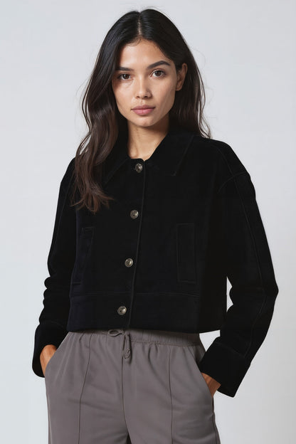 Korte Jas | Zacht en Warm | Tijdloze Look in Zwart of Beige