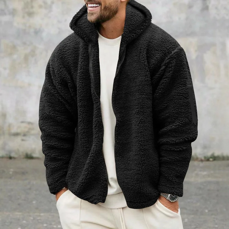 Gijs - Heren Teddy Jas Oversized met Capuchon en Rits voor de Herfst