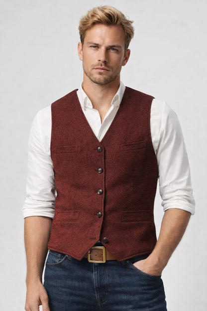 Gilet heren | Elegant & Comfortabel | Getailleerd silhouet | All season