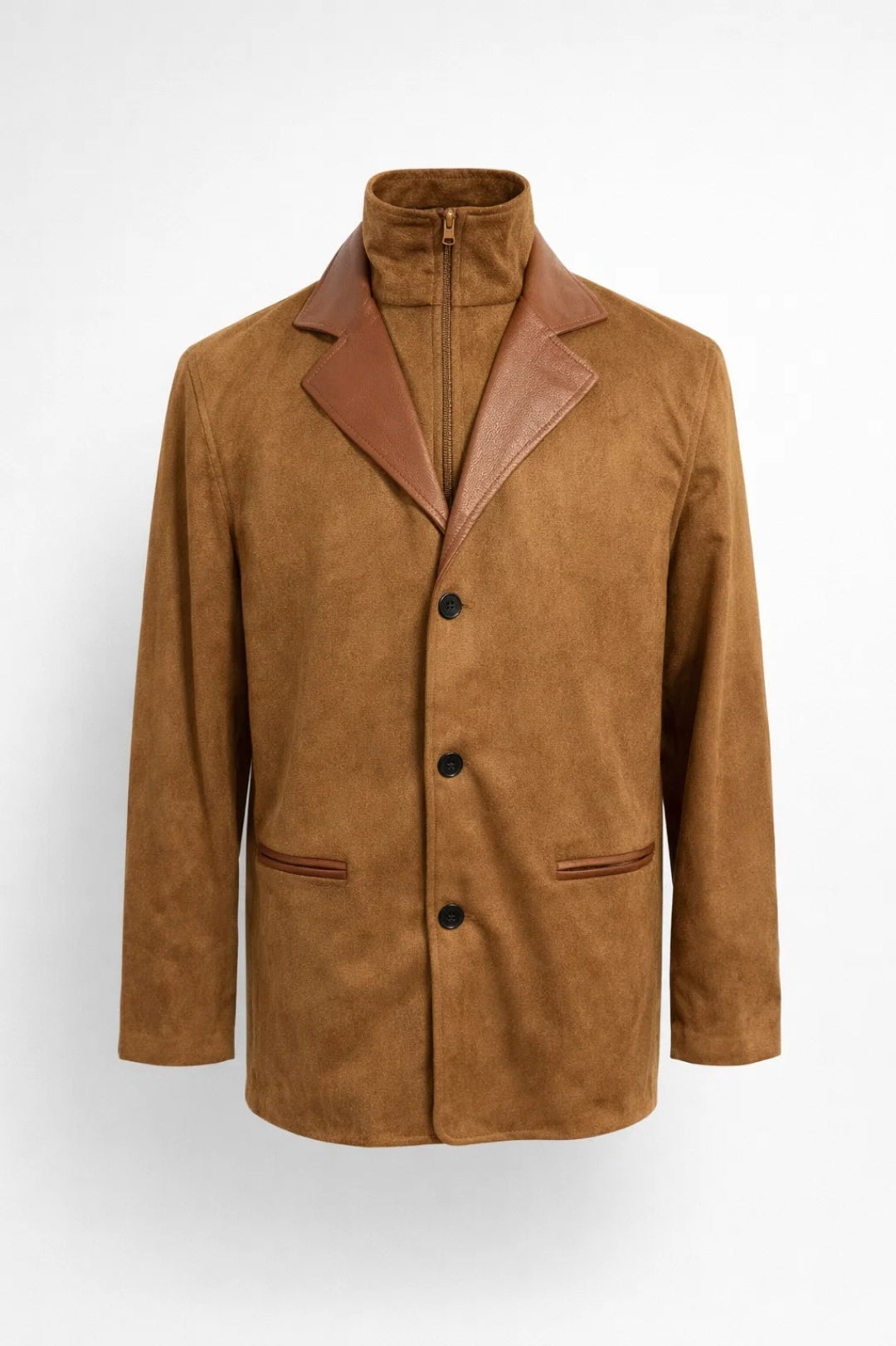 Blazer Heren - Getailleerd Jasje met Revers en Contrasterende Bies | Klassiek