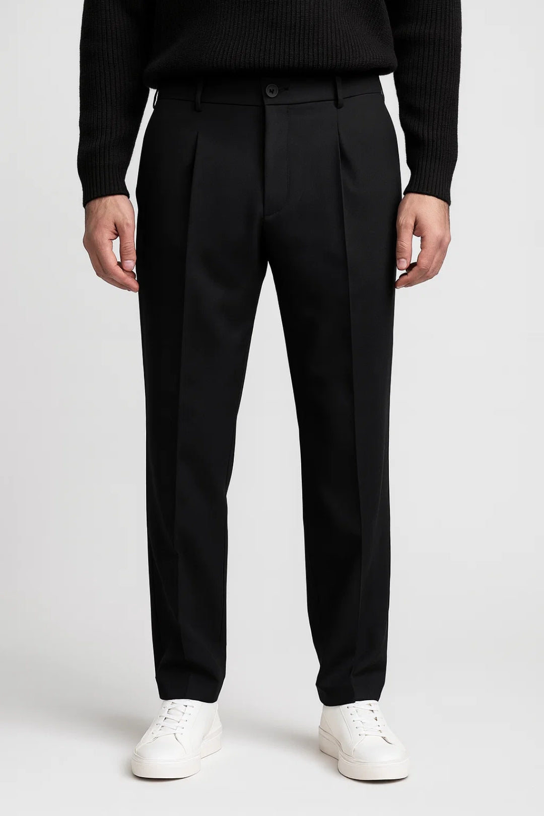 Heren Broek | Straight Leg | Hoge Taille | Lente