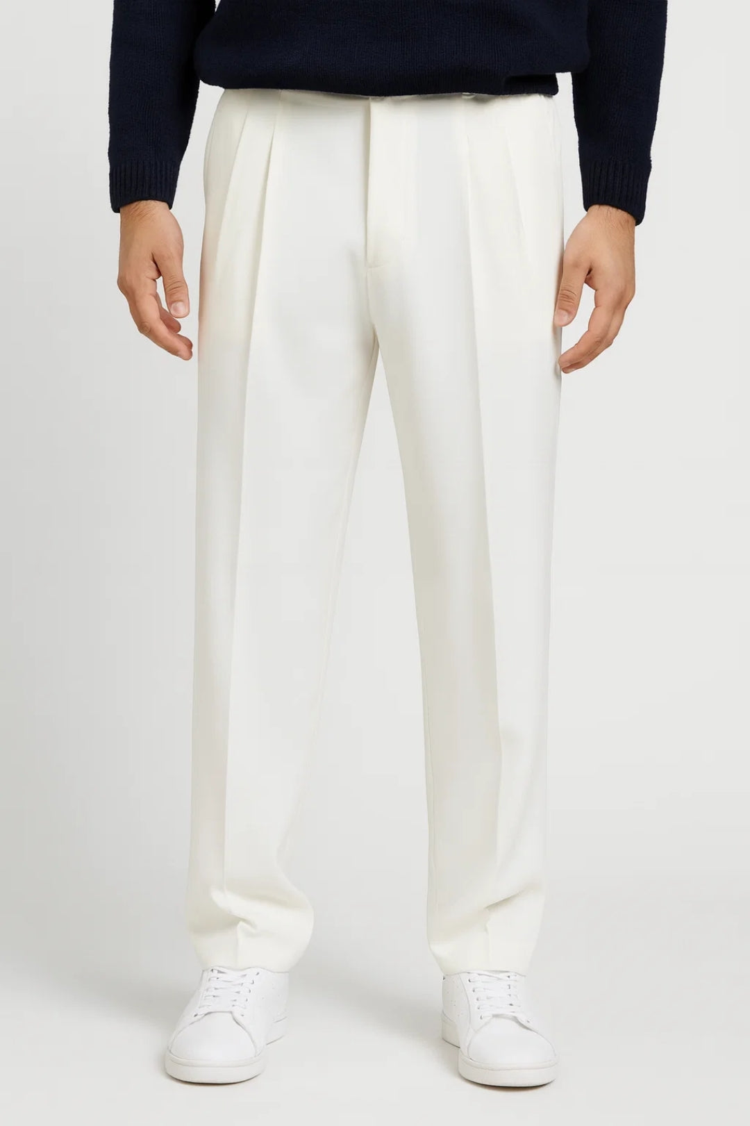 Heren Broek | Straight Leg | Hoge Taille | Lente