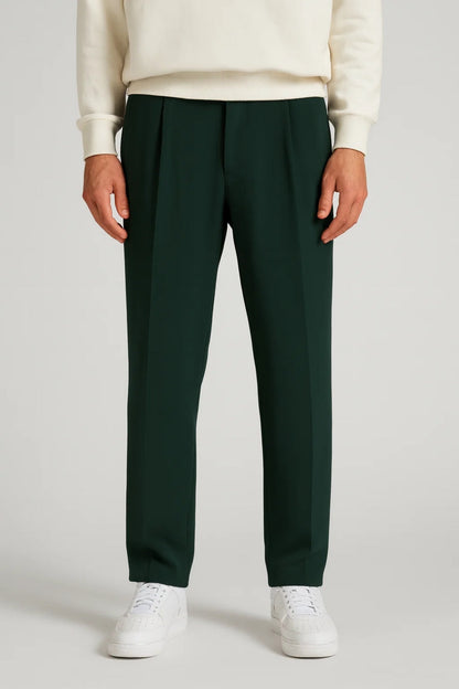 Heren Broek | Straight Leg | Hoge Taille | Lente