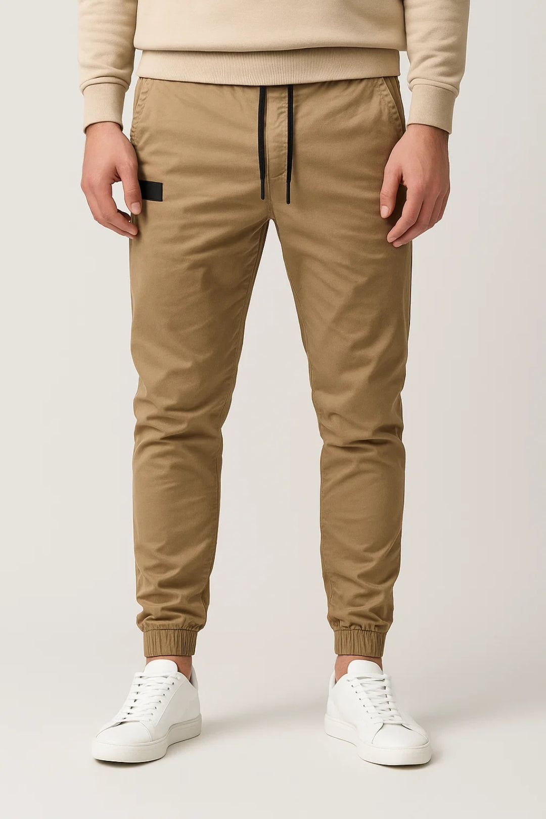 Heren Broek | Tapered | Trekkoord Sluiting | Lente