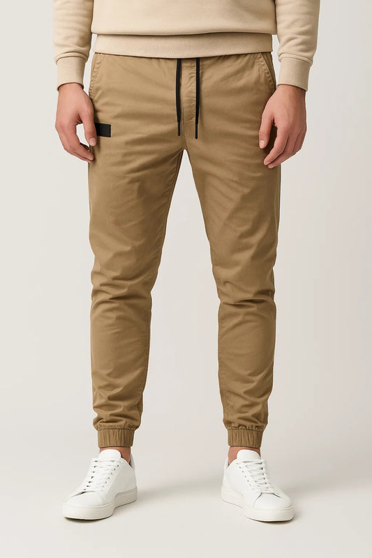 Heren Broek | Tapered | Trekkoord Sluiting | Lente