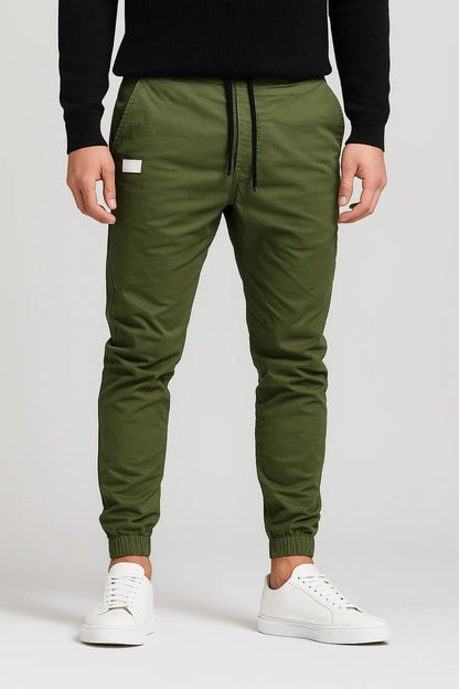Heren Broek | Tapered | Trekkoord Sluiting | Lente