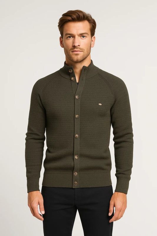 Heren Cardigan | Minimalistisch | Met Knoopjes | Herfst