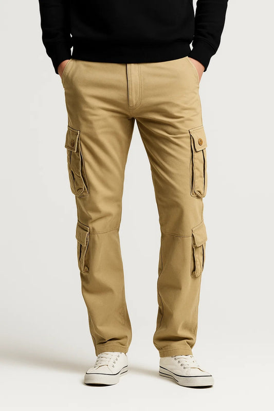 Cargobroek Heren | Praktische Zakken | Casual | All-Season | Comfortabele pasvorm