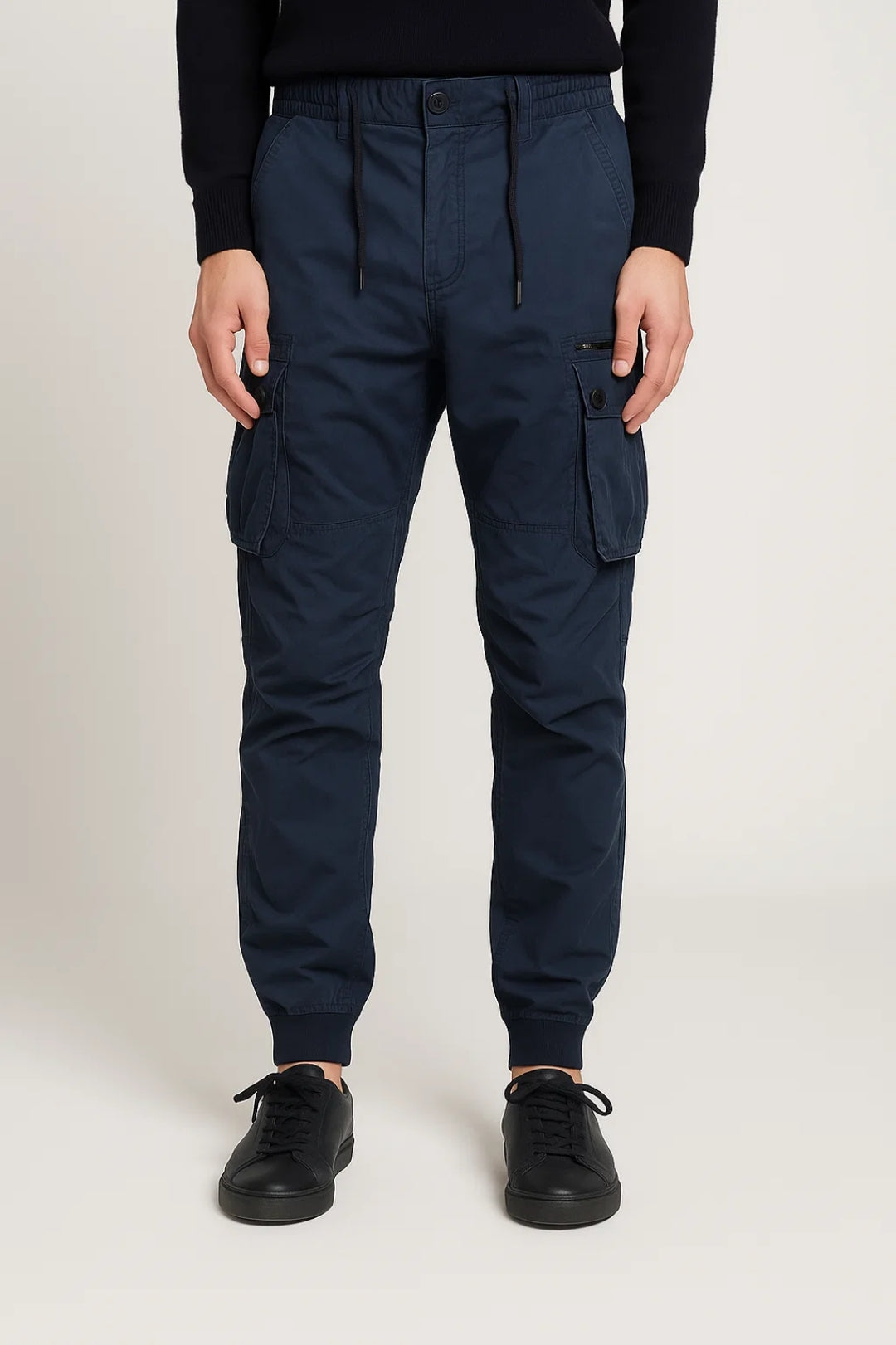 Cargobroek Heren - Slim Fit met Elastische Boorden | Casual