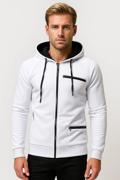 Hoodie Heren | Slimfit | Met Rits | All-Season | Comfortabele pasvorm
