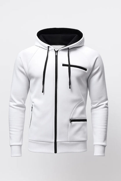 Hoodie Heren | Slimfit | Met Rits | All-Season | Comfortabele pasvorm