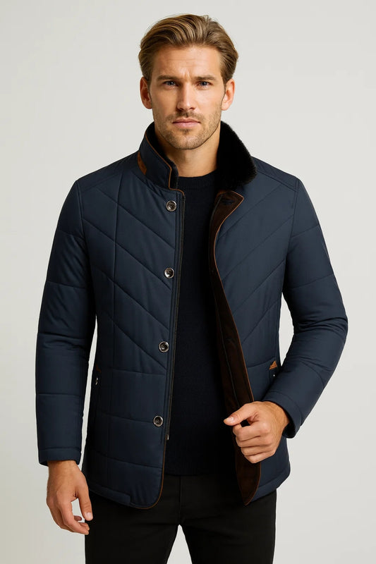 Heren Jas | Elegant | Gewatteerd Model | Winter