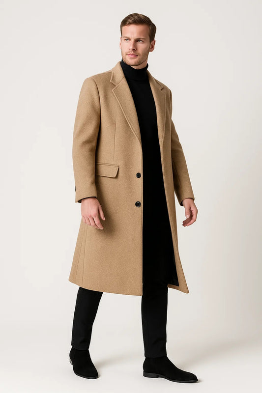 Heren Jas | Elegant | Met Knoopsluiting | Winter