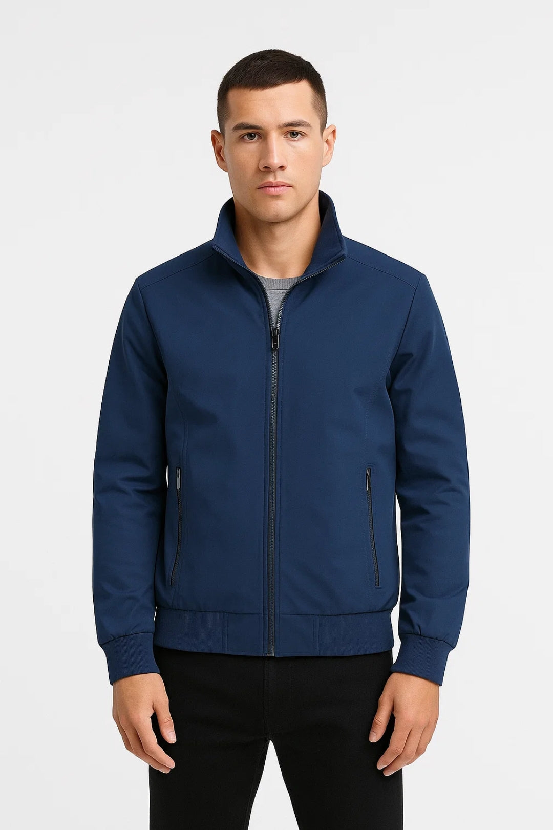 Heren Jas | Minimalistisch&Slimfit | Met Rits | Allseason